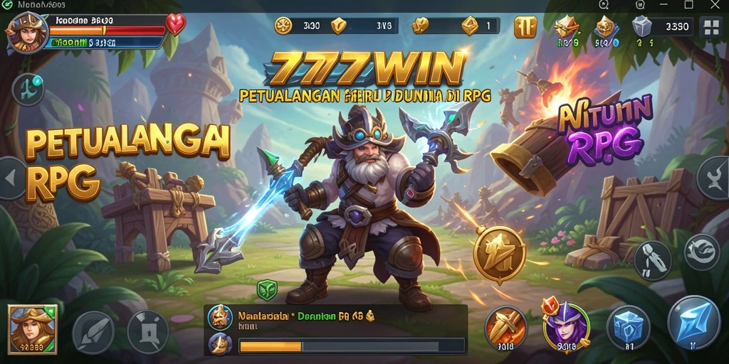 Tampilan gameplay RPG 777WIN yang menarik dan interaktif.