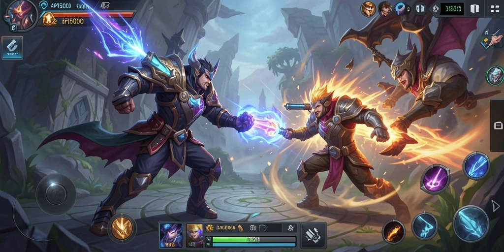 Tangkapan layar gameplay menampilkan aksi seru dalam API5000.