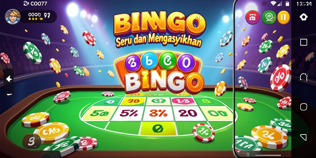 Tampilan gameplay Bingo yang seru dan interaktif di COO77.