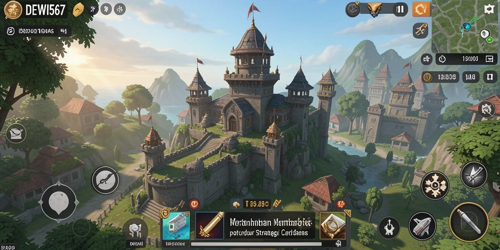 Tampilan gameplay DEWI567 menampilkan aksi Tower Defense yang mendebarkan.