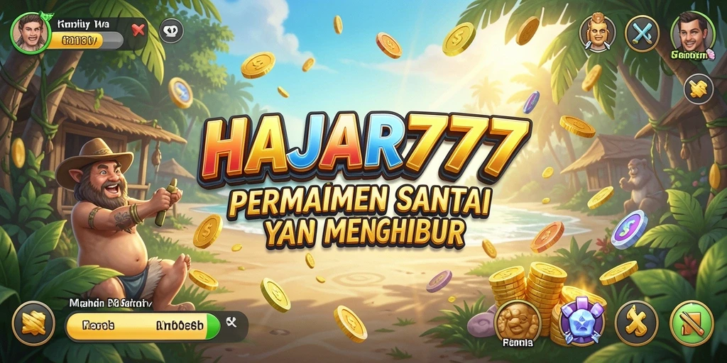 Tampilan permainan <strong>HAJAR777</strong> yang menarik dan penuh warna.