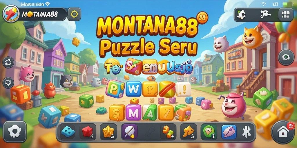 Tampilan gameplay menarik dari MONTANA88 yang menghadirkan kesenangan puzzle.