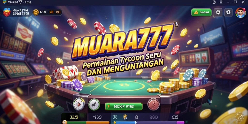 Tampilan gameplay seru dari MUARA777 yang menampilkan pembangunan bisnis.