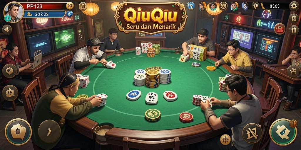 Tampilan gameplay QiuQiu yang seru di PP123.