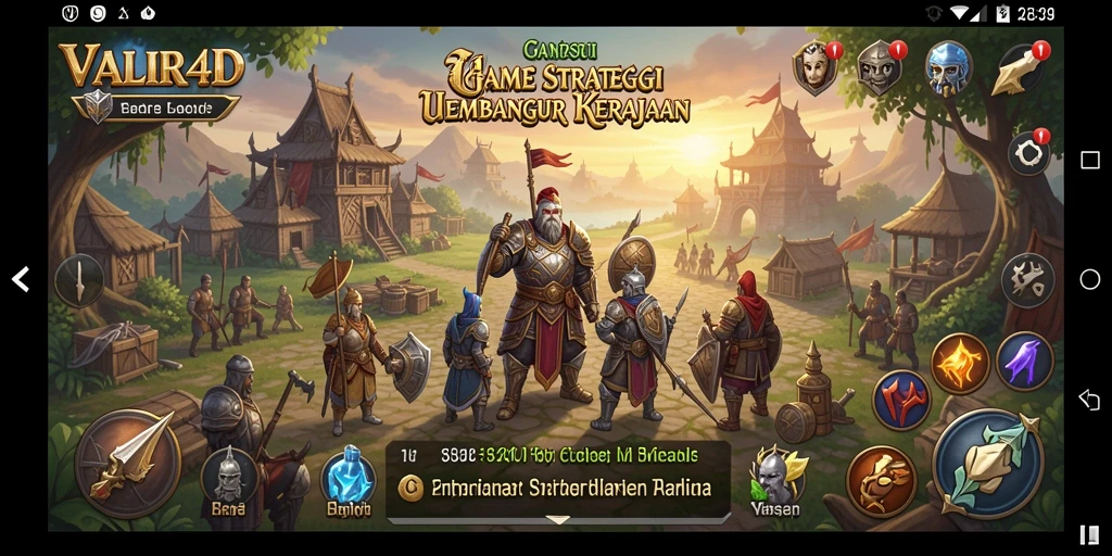 Tampilan gameplay SLG yang menakjubkan di VALIR4D.