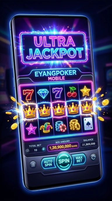 Tampilan antarmuka EyangPoker yang sederhana dan elegan.